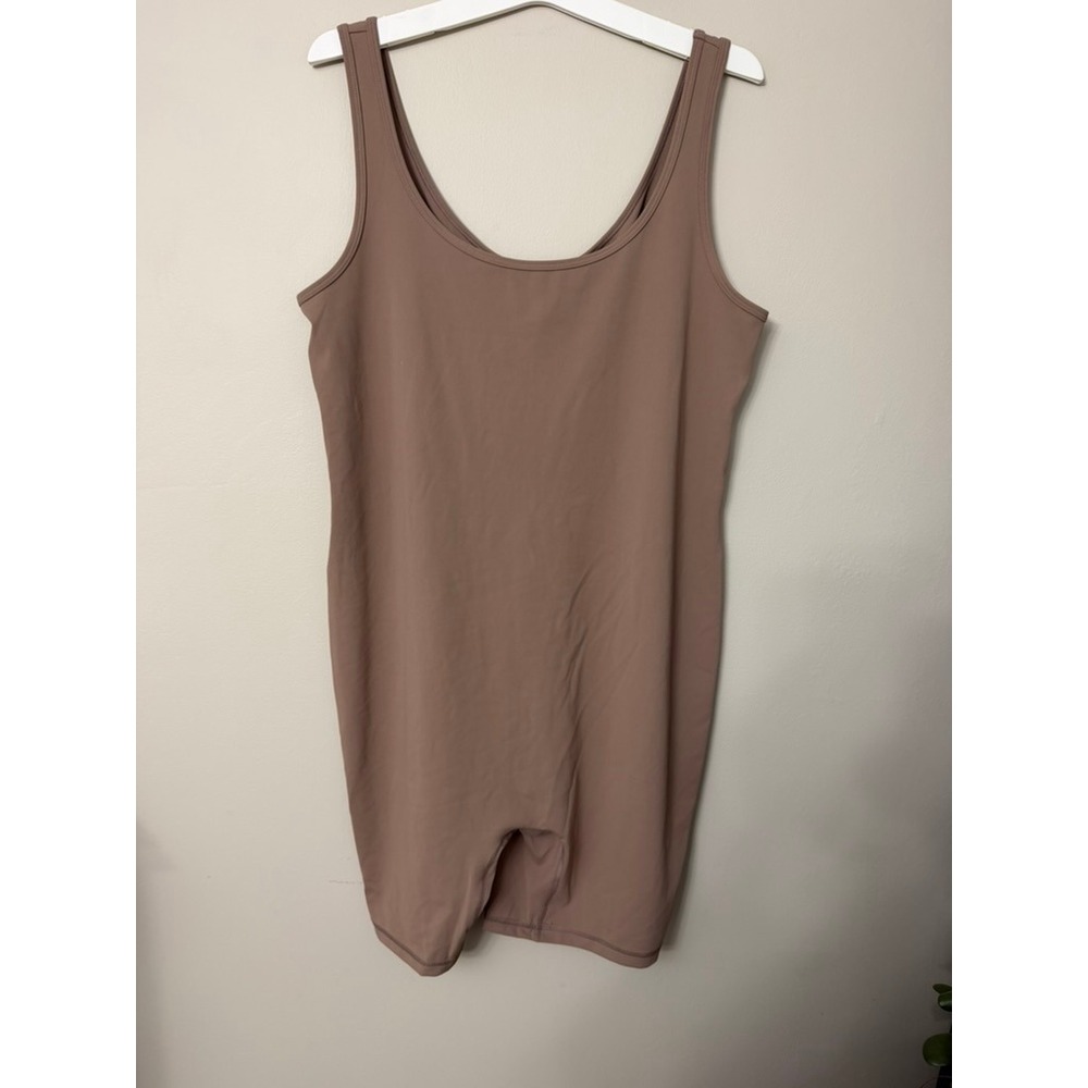 Isabel by Ingrid & Isabel Maternity Unitard Women XXL Taupe Brown Romper NWT